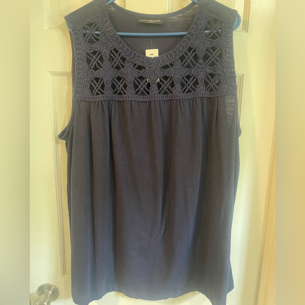 Lane Bryant Crochet Top Tank